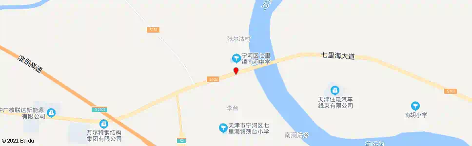 天津李台村_公交站地图_天津公交_妙搜公交查询2025