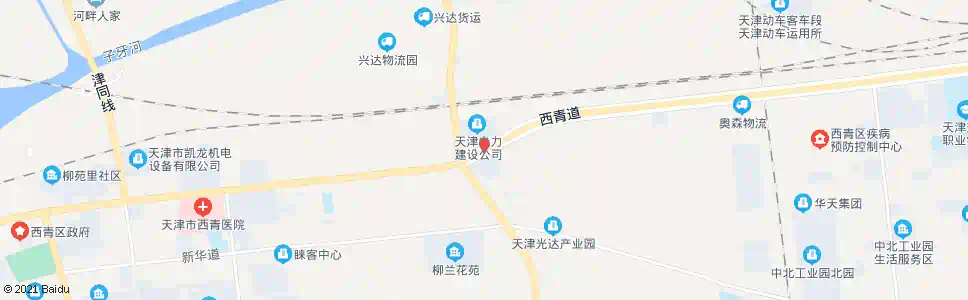 天津八里庄(京福公路)_公交站地图_天津公交_妙搜公交查询2025