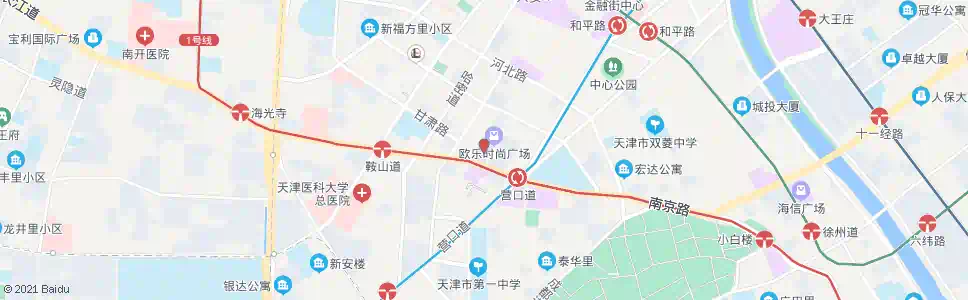 天津滨江道(乐宾百货)_公交站地图_天津公交_妙搜公交查询2025