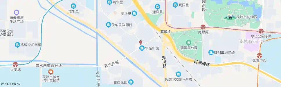 天津华苑小区公交站_公交站地图_天津公交_妙搜公交查询2025