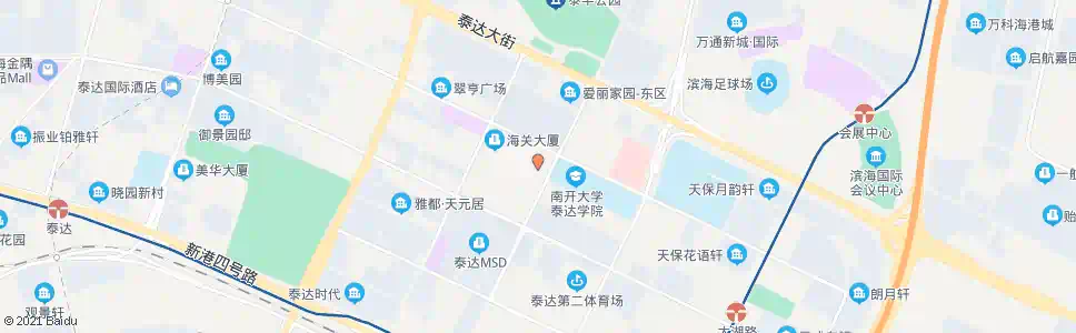 天津泰达图书馆_公交站地图_天津公交_妙搜公交查询2025