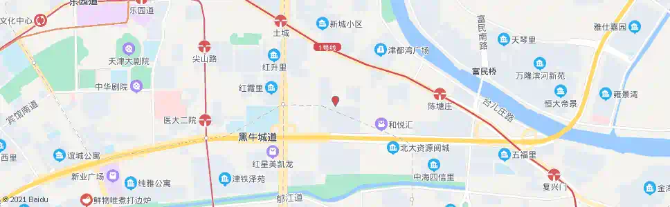 天津通达尚城_公交站地图_天津公交_妙搜公交查询2025