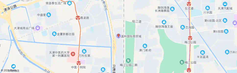 天津金温商贸城_公交站地图_天津公交_妙搜公交查询2025