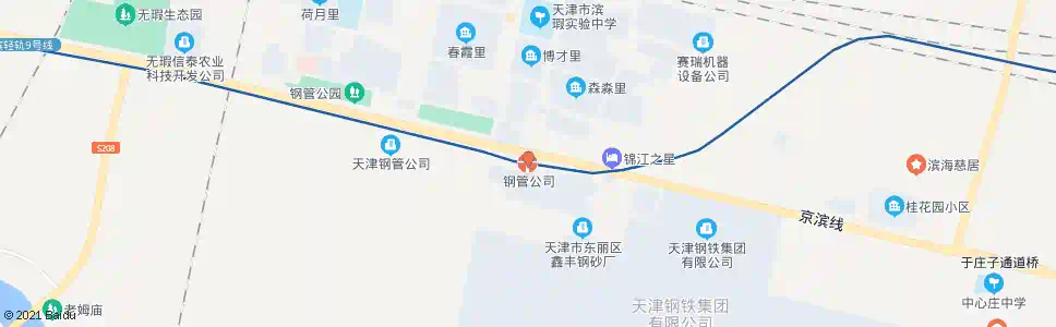 天津钢管公司站_公交站地图_天津公交_妙搜公交查询2025