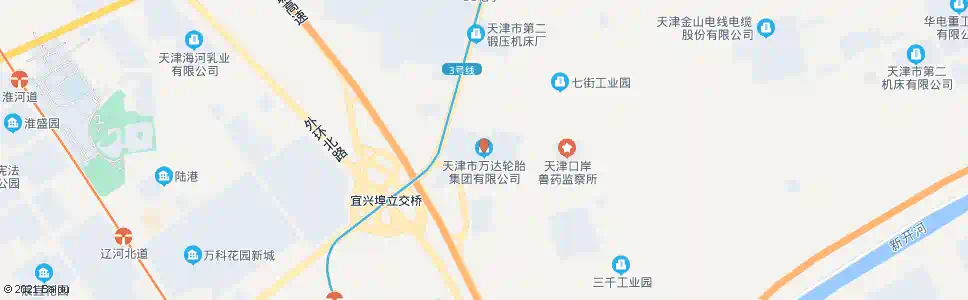 天津万达轮胎集团_公交站地图_天津公交_妙搜公交查询2025