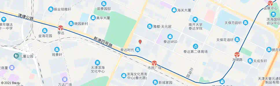 天津泰达时代_公交站地图_天津公交_妙搜公交查询2025