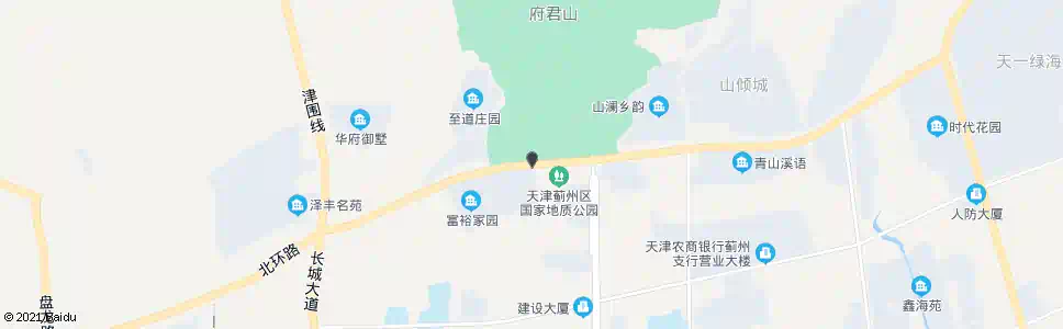 天津府君花园_公交站地图_天津公交_妙搜公交查询2025