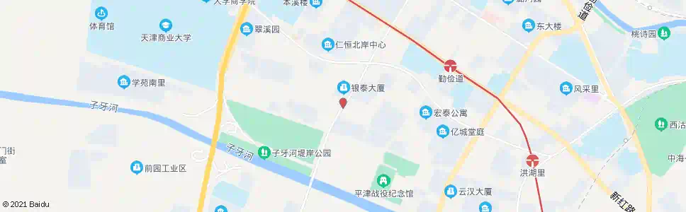 天津绮水苑_公交站地图_天津公交_妙搜公交查询2025