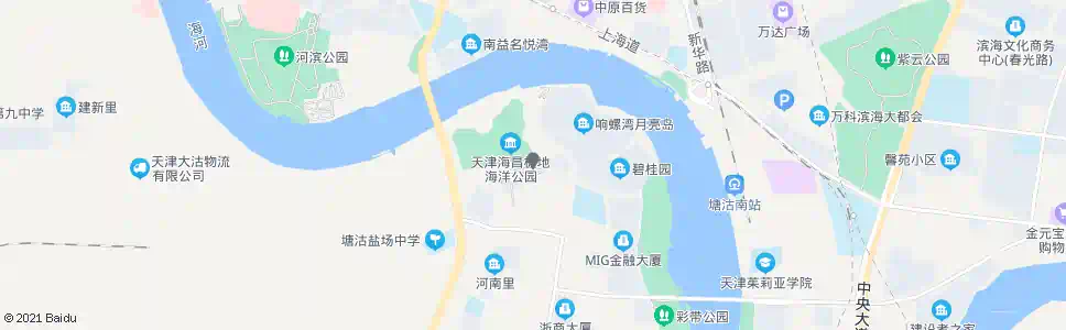 天津海昌商业街_公交站地图_天津公交_妙搜公交查询2025