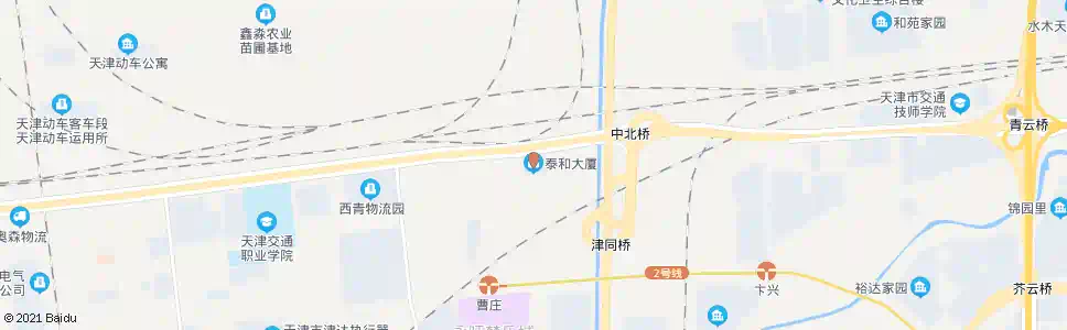 天津泰和大酒楼_公交站地图_天津公交_妙搜公交查询2025