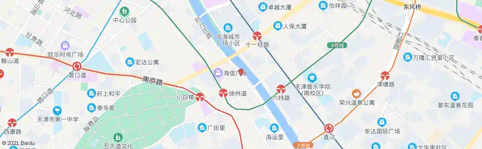 天津开封道_公交站地图_天津公交_妙搜公交查询2025
