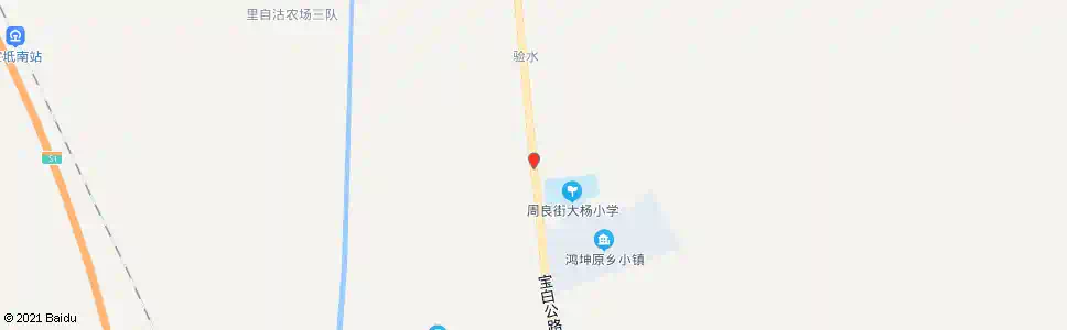 天津大白庄镇第二小学_公交站地图_天津公交_妙搜公交查询2025