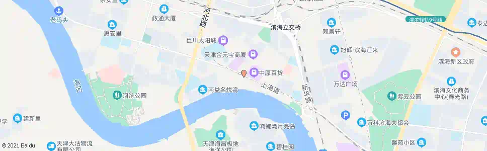 天津塘沽外滩公园和平路站_公交站地图_天津公交_妙搜公交查询2025
