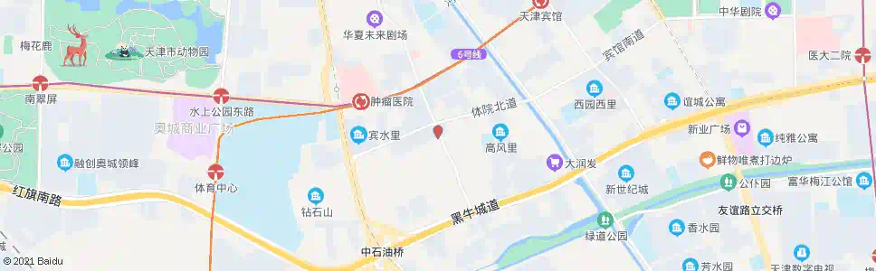 天津体育学院东门_公交站地图_天津公交_妙搜公交查询2025