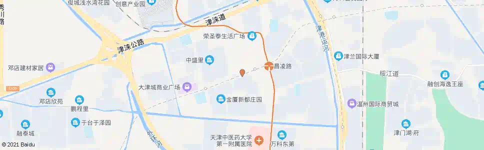 天津涵溪园_公交站地图_天津公交_妙搜公交查询2025