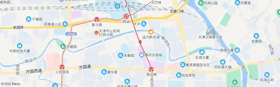 天津大丰桥_公交站地图_天津公交_妙搜公交查询2025