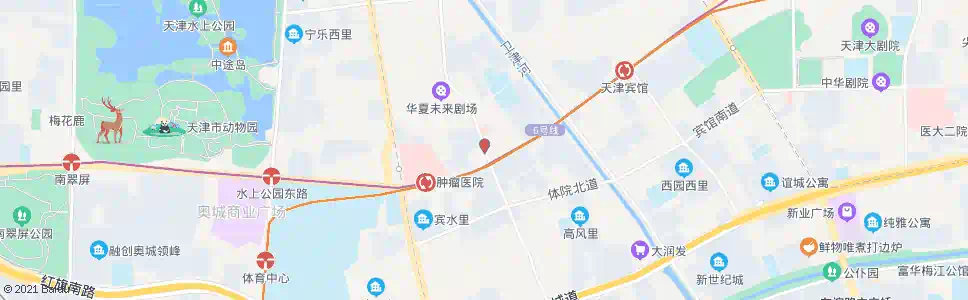 天津体院北_公交站地图_天津公交_妙搜公交查询2025