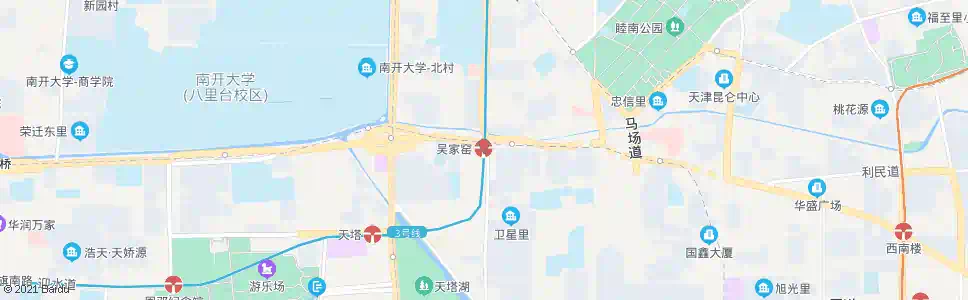 天津吴家窑站_公交站地图_天津公交_妙搜公交查询2025