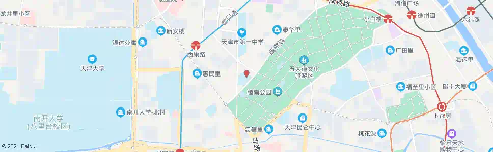 天津体育馆_公交站地图_天津公交_妙搜公交查询2025