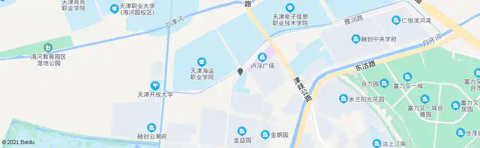 天津咸水沽五小_公交站地图_天津公交_妙搜公交查询2025