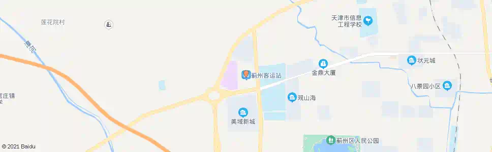天津蓟州客运站_公交站地图_天津公交_妙搜公交查询2025