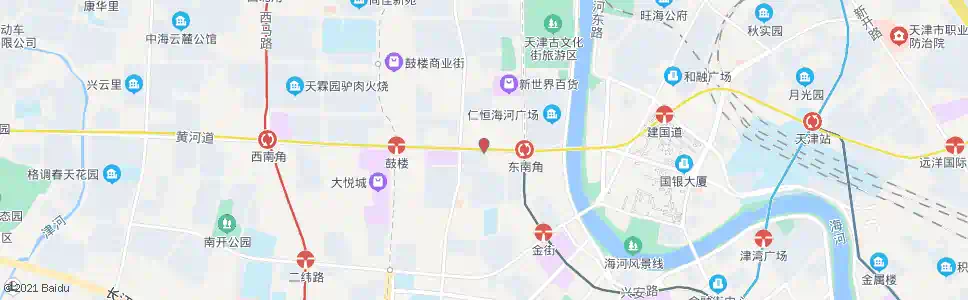 天津时代广场_公交站地图_天津公交_妙搜公交查询2025