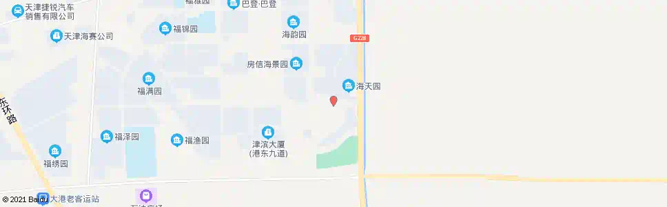 天津海川园_公交站地图_天津公交_妙搜公交查询2025