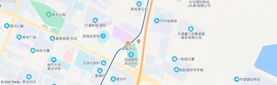 天津会展中心公交站_公交站地图_天津公交_妙搜公交查询2025