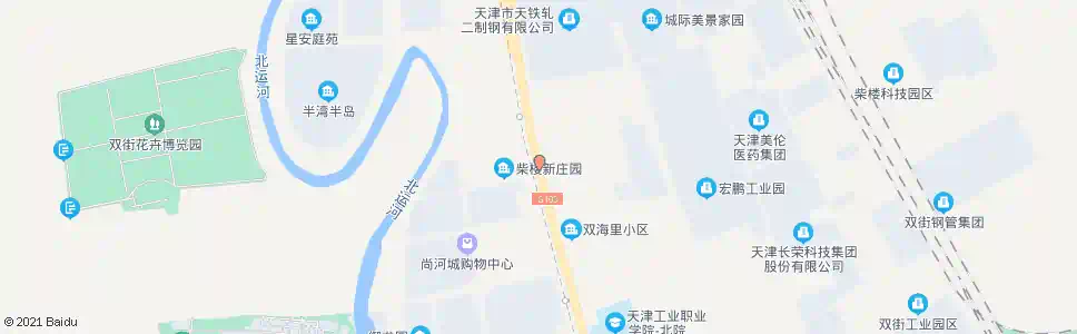 天津柴楼新庄园_公交站地图_天津公交_妙搜公交查询2025