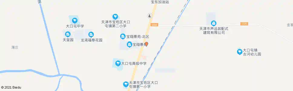 天津大口屯派出所_公交站地图_天津公交_妙搜公交查询2025