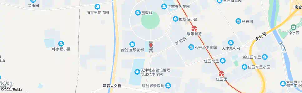 天津听景园_公交站地图_天津公交_妙搜公交查询2025