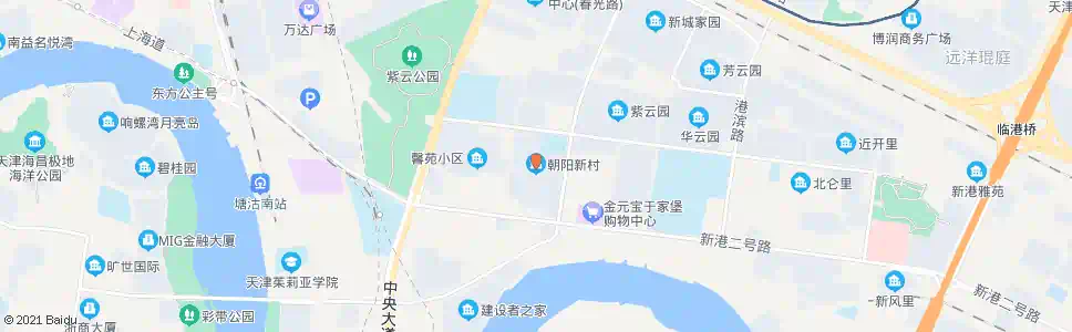 天津朝阳新村_公交站地图_天津公交_妙搜公交查询2025