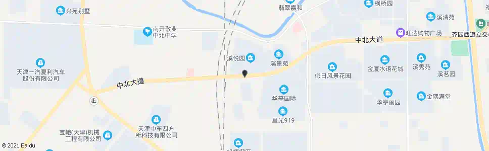 天津中北斜村委会_公交站地图_天津公交_妙搜公交查询2025