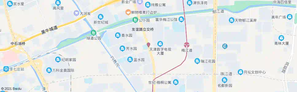 天津红磡玉水园_公交站地图_天津公交_妙搜公交查询2025