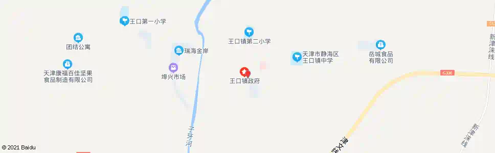 天津王口镇政府_公交站地图_天津公交_妙搜公交查询2025