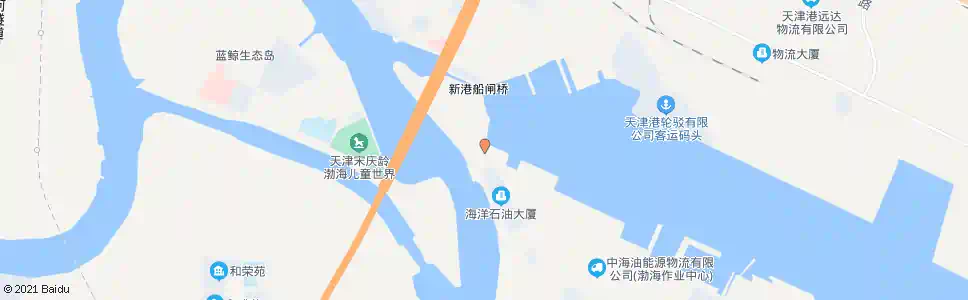 天津渤海石油大厦_公交站地图_天津公交_妙搜公交查询2025