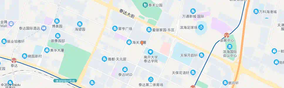 天津投资服务中心_公交站地图_天津公交_妙搜公交查询2025