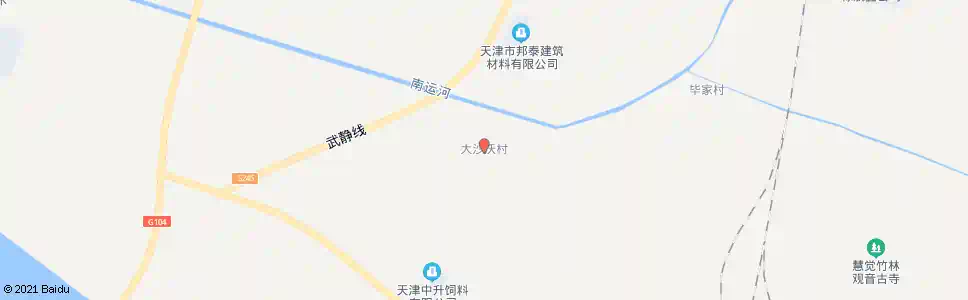 天津大沙沃村_公交站地图_天津公交_妙搜公交查询2025