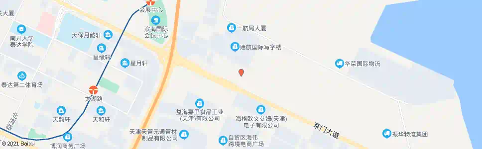 天津航运中心_公交站地图_天津公交_妙搜公交查询2025