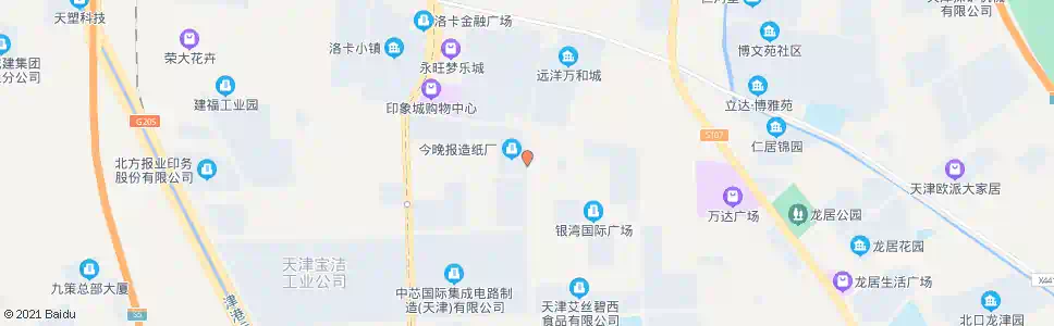 天津业盛道_公交站地图_天津公交_妙搜公交查询2025