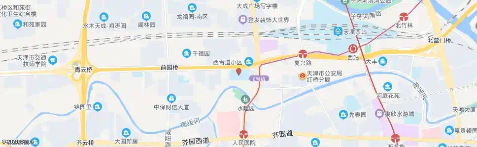 天津民族中学_公交站地图_天津公交_妙搜公交查询2025