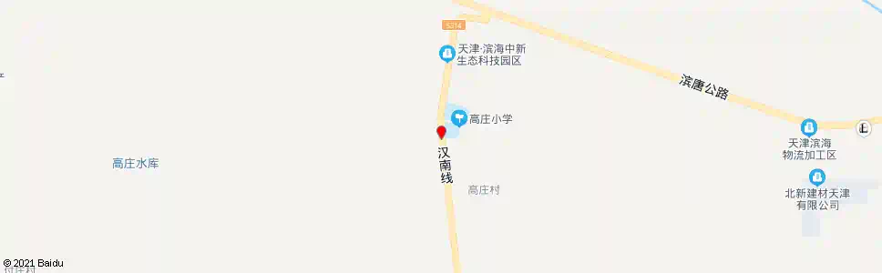 天津高庄中学_公交站地图_天津公交_妙搜公交查询2025
