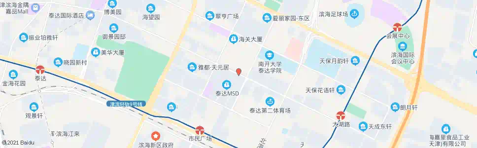 天津滨海伊势丹_公交站地图_天津公交_妙搜公交查询2025