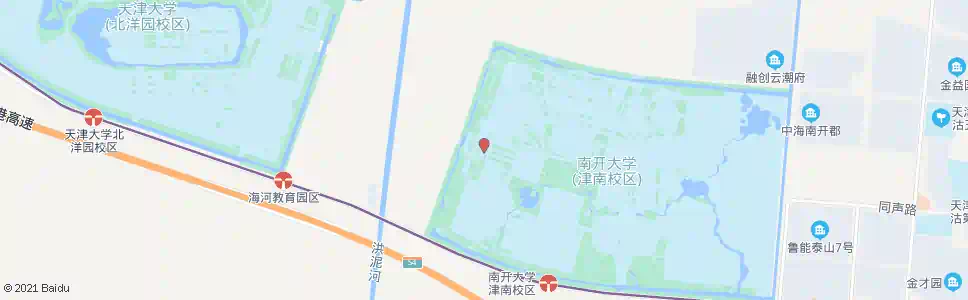 天津南开大学新址西门_公交站地图_天津公交_妙搜公交查询2025
