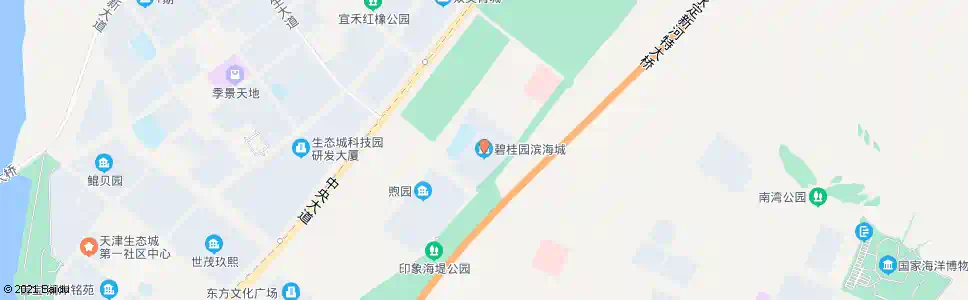 天津碧桂园滨海城_公交站地图_天津公交_妙搜公交查询2025