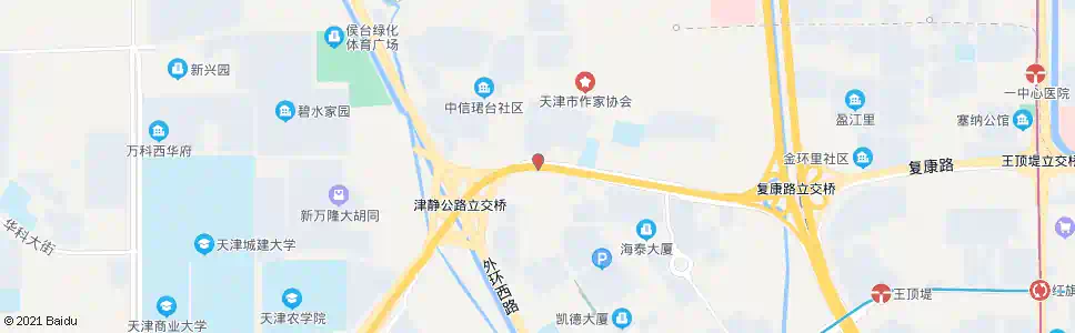 天津侯台村_公交站地图_天津公交_妙搜公交查询2025