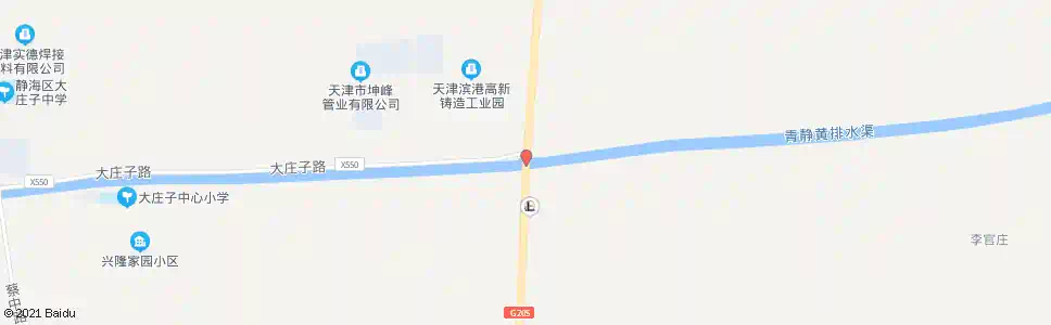 天津大庄子桥_公交站地图_天津公交_妙搜公交查询2025