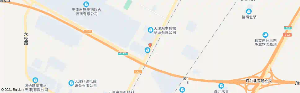 天津大港康华食品厂_公交站地图_天津公交_妙搜公交查询2025