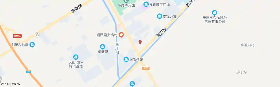 天津福馨公寓_公交站地图_天津公交_妙搜公交查询2025