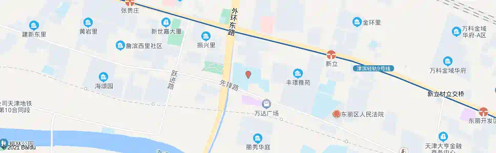 天津东丽体育中心_公交站地图_天津公交_妙搜公交查询2025